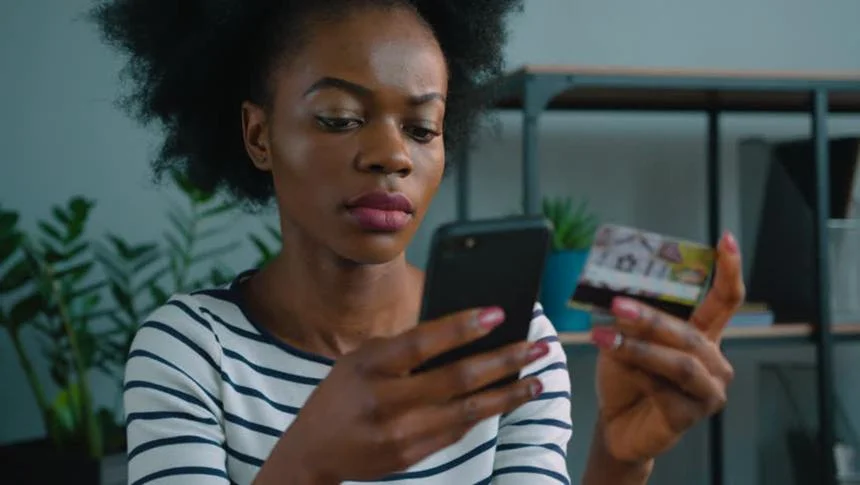 financial planning girl with credit card financial planning girl with credit card